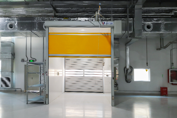 南通机械车间防霜冻快速卷帘门插图