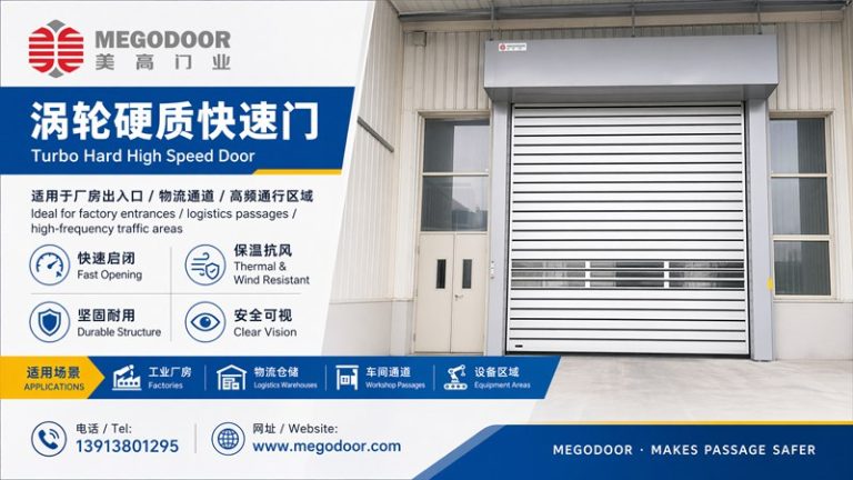 南通车间物流门怎么选？美高门业推荐涡轮硬质快速门缩略图