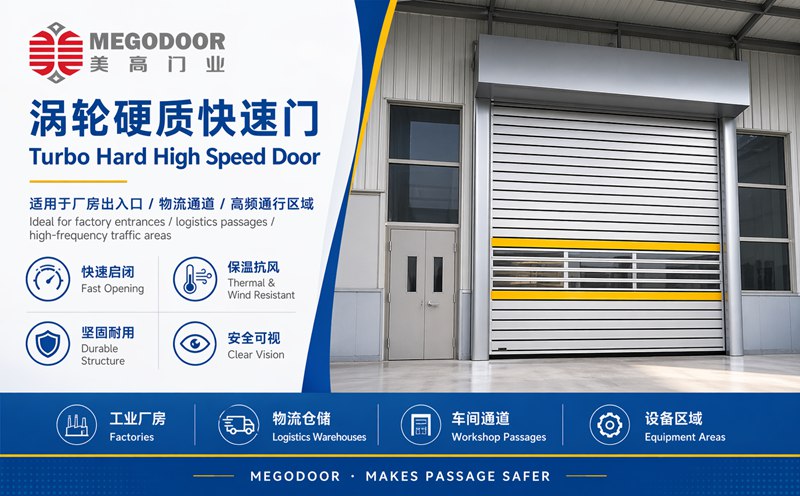 南通车间物流门怎么选？美高门业推荐涡轮硬质快速门插图1