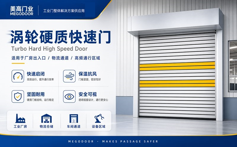 南通车间物流门怎么选？美高门业推荐涡轮硬质快速门插图